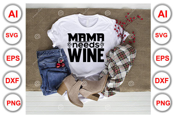 Funny Mom Bundle Svg Design, Mama Needs Review