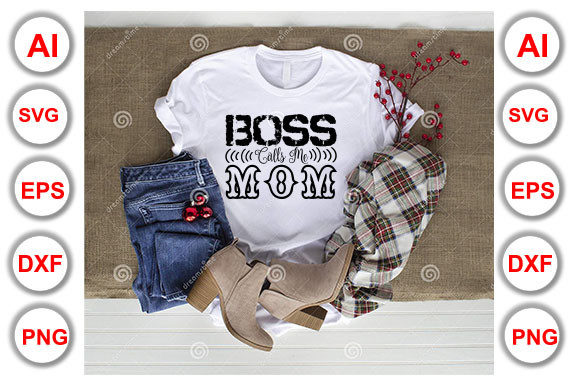 Funny Mom Bundle Svg Design: My Boss Calls Review