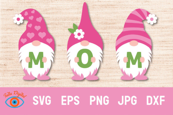 Mothers Day or Mom Gnomes Svg Graphics Review