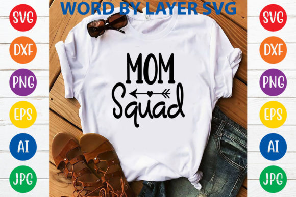 Reviewing Mom Squad Svg Design for Real Embroidery